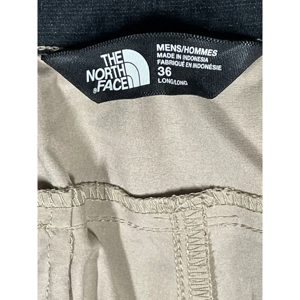 The North Face Mens NF0A3SO9 Khaki Tan Hiking Pants Stretch Size 36 Long